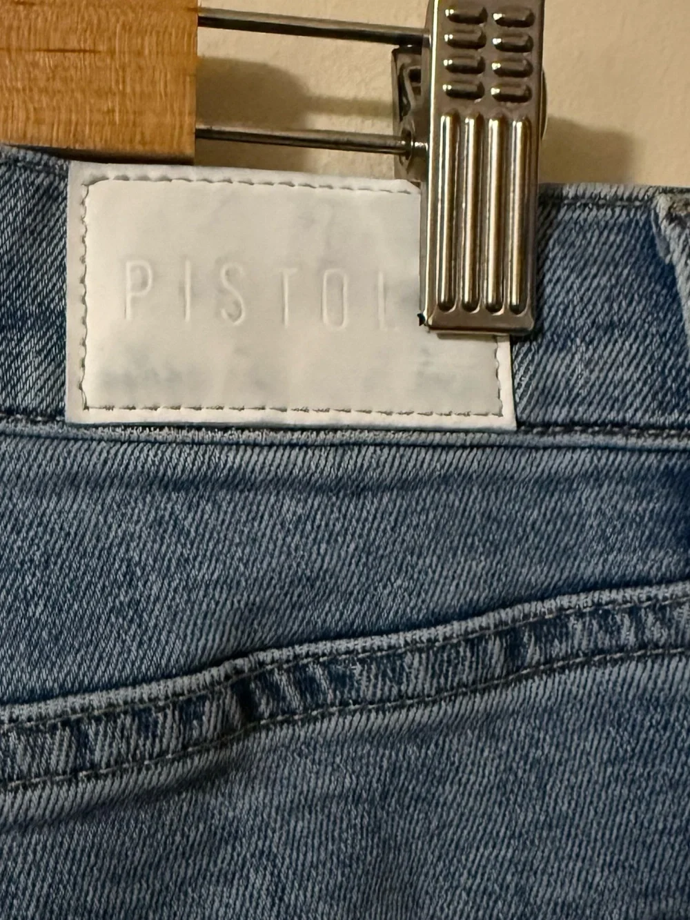 Pistola Womens Bootcut Size 31 Raw Hem Jeans Light Wash